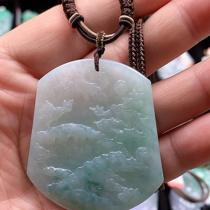 颈饰未镶嵌翡翠翡翠