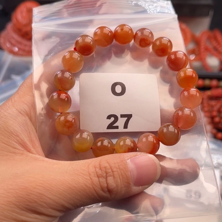 南红玛瑙未镶嵌多样性发货默认微瑕称重10mm