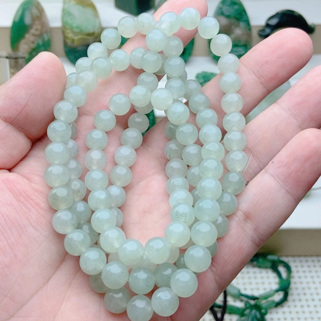 独山玉未镶嵌手串