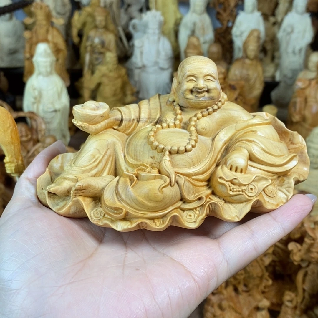 木崖柏14长荷叶弥勒