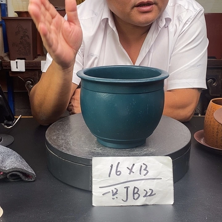 紫砂花盆货号一只JB22
