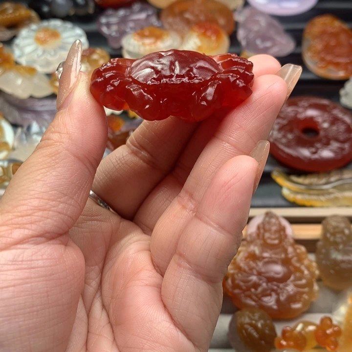 玛瑙/玉髓颈饰未镶嵌山*片