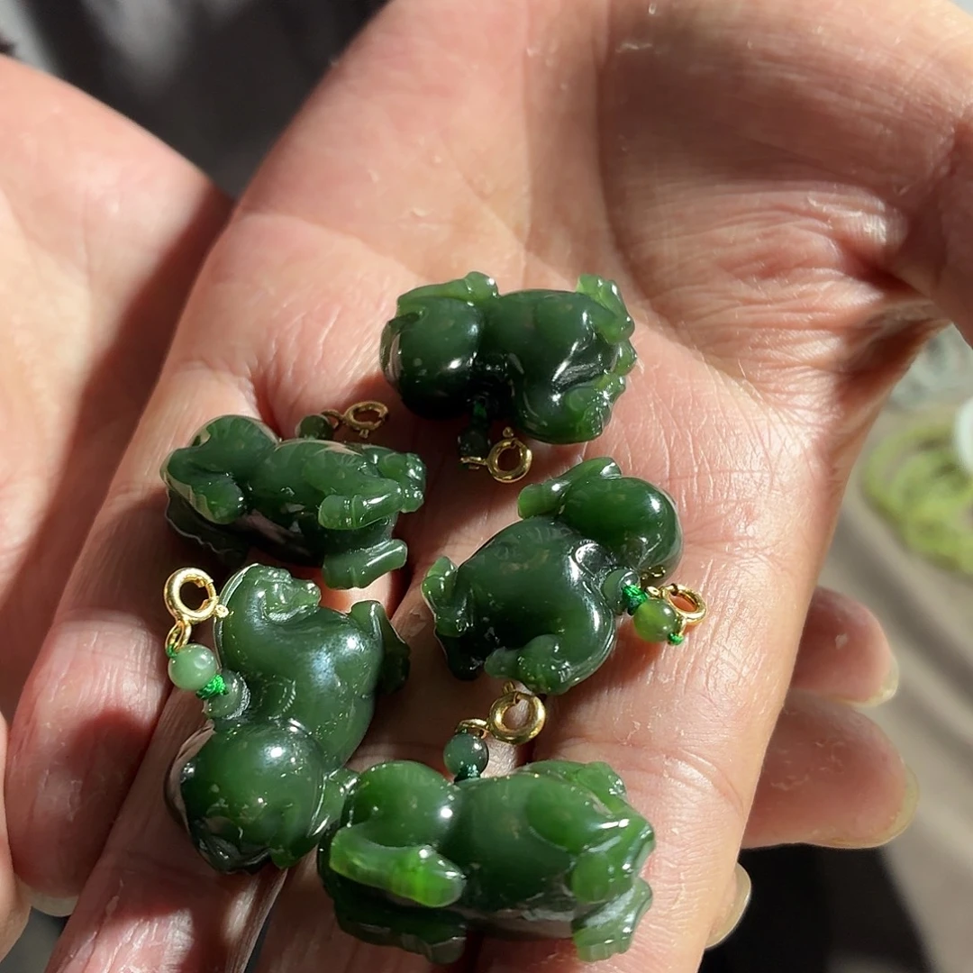 和田玉未镶嵌颈饰多样性发货拍一发一