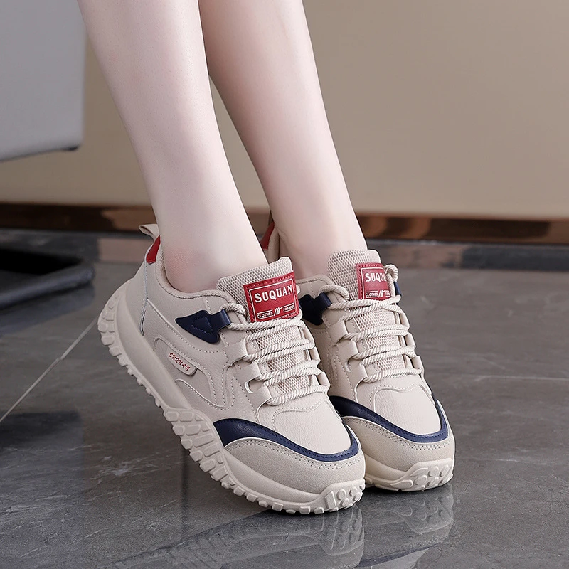 爆款百搭小白鞋女春秋季阿甘鞋2025新款板鞋休闲运动鞋子女K5203
