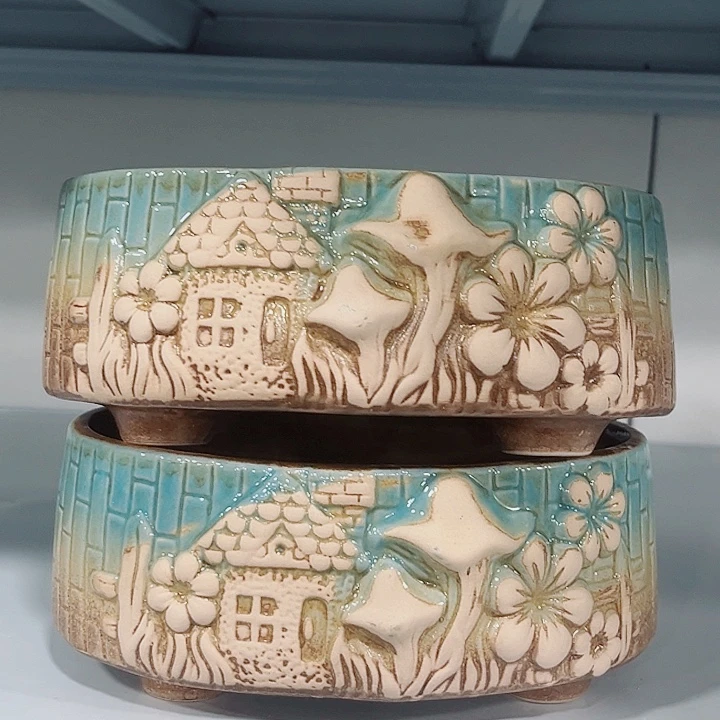 多肉陶瓷花盆满10元包邮