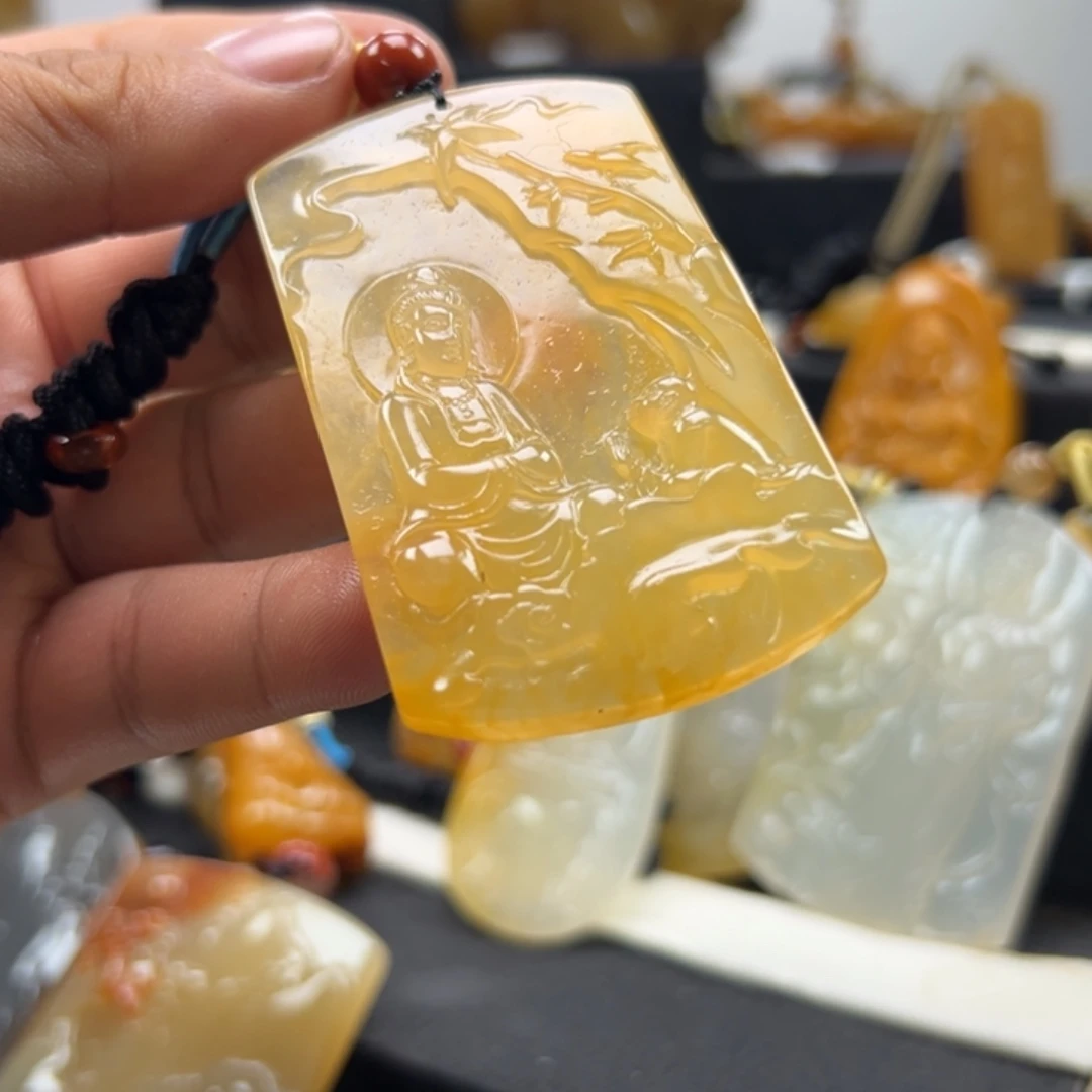 石英质玉（黄龙玉）未镶嵌多选发其一