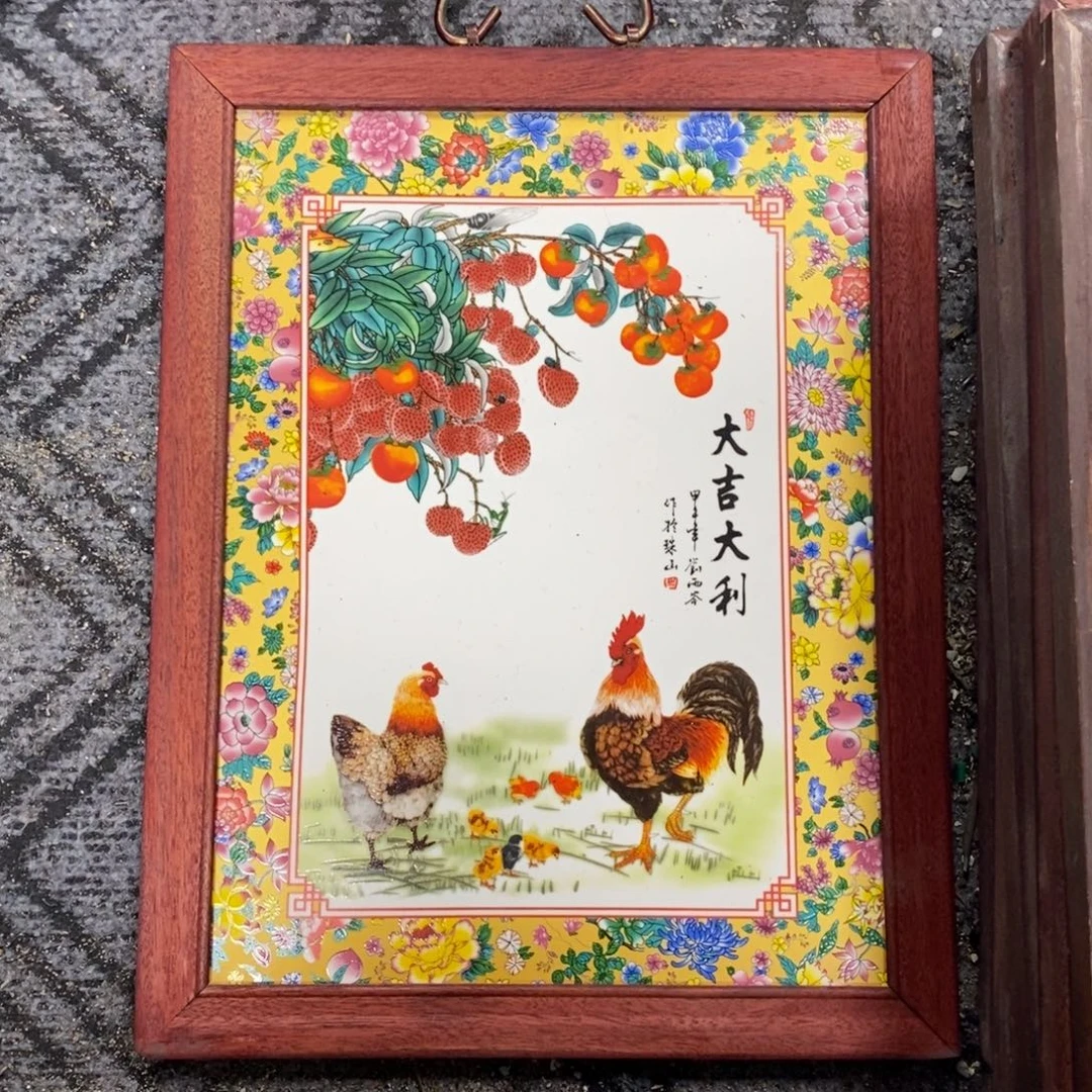 瓷37*28 景德镇瓷板画柴窑烧制
