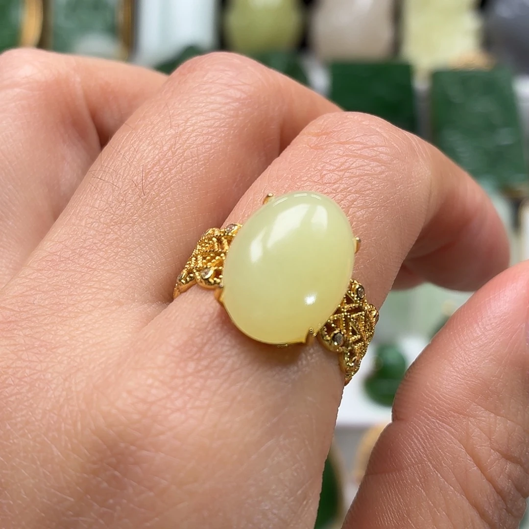 和田玉银S925镶嵌颈饰