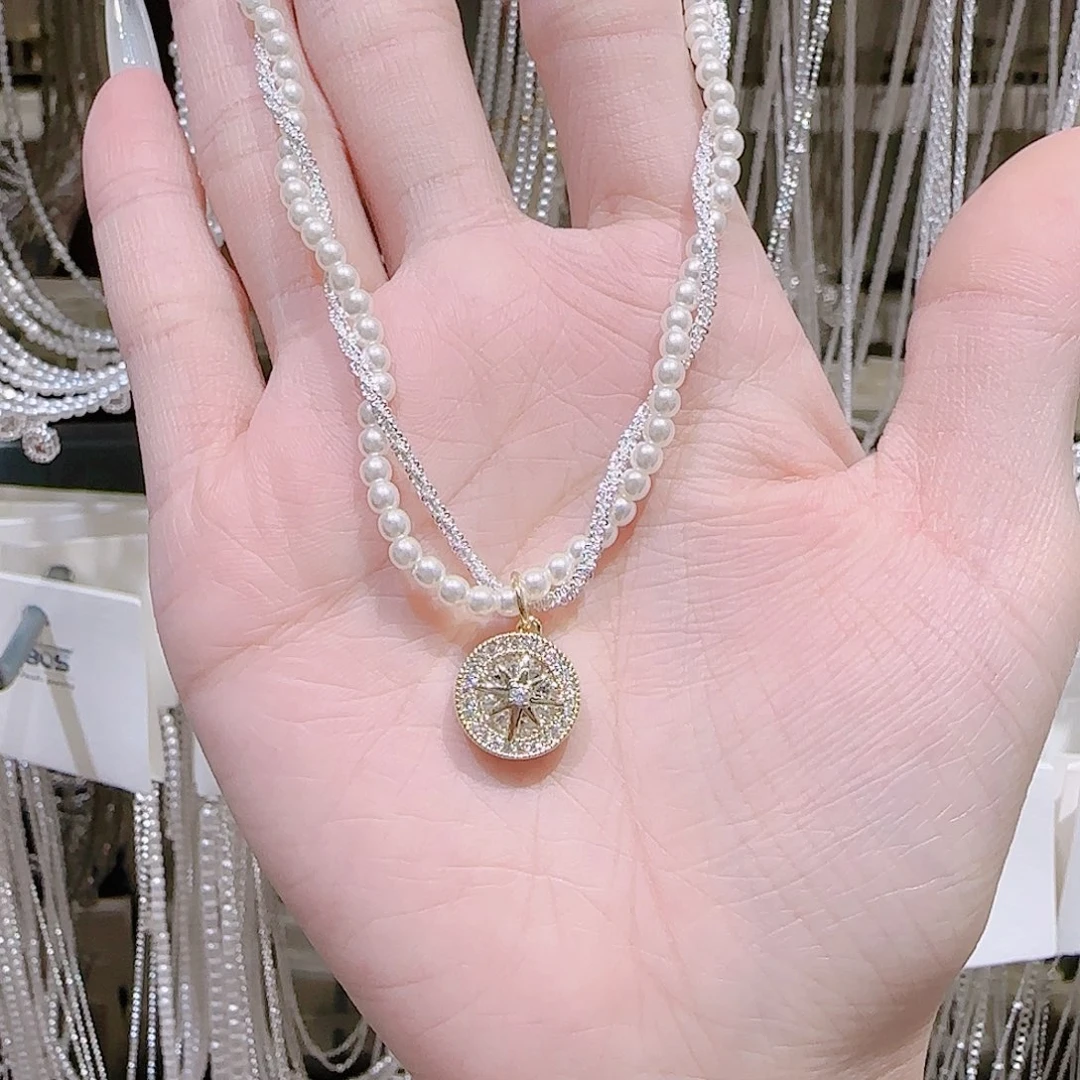 锆石铜合金925银项链