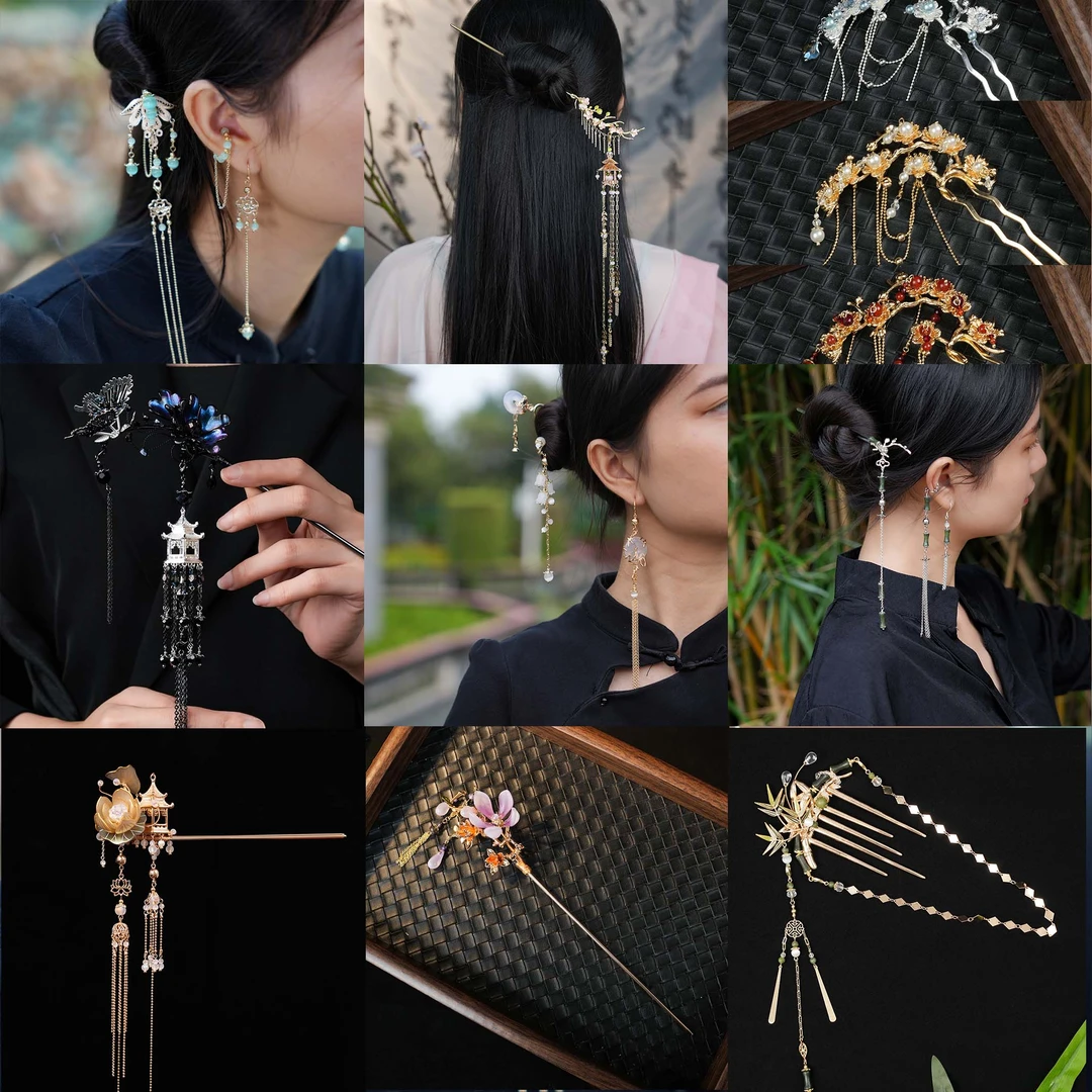 亭中荷·鐘【跨年福利】直播专属链接发簪