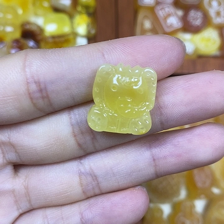 吊坠橄榄核大象62