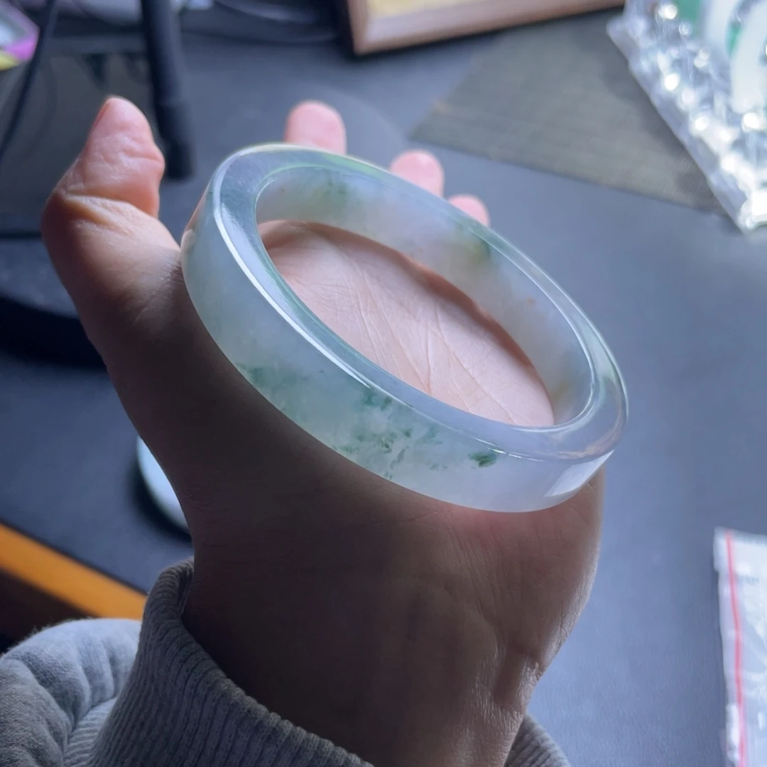定制翡翠未镶嵌冰飘花ji