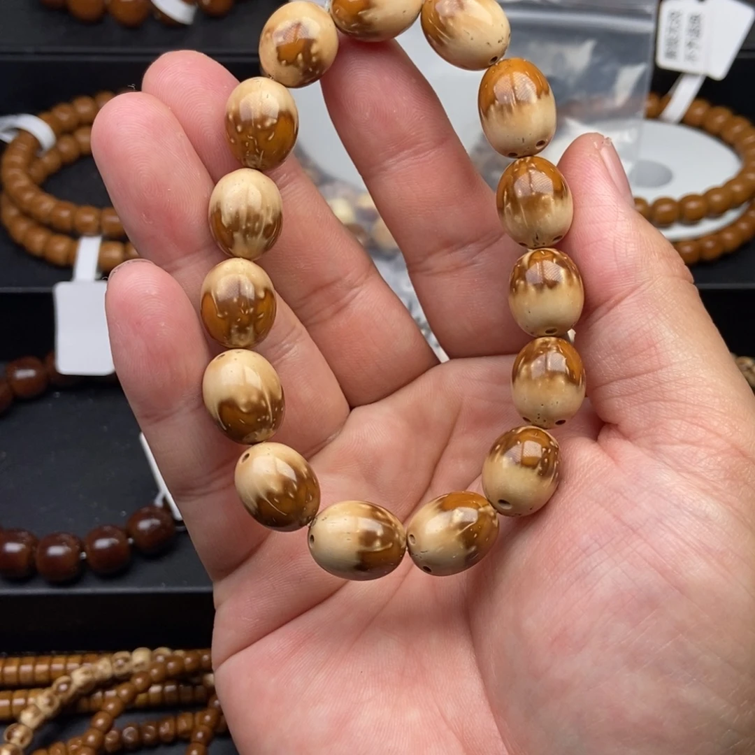 紫金鼠手串12mm天花板花皮