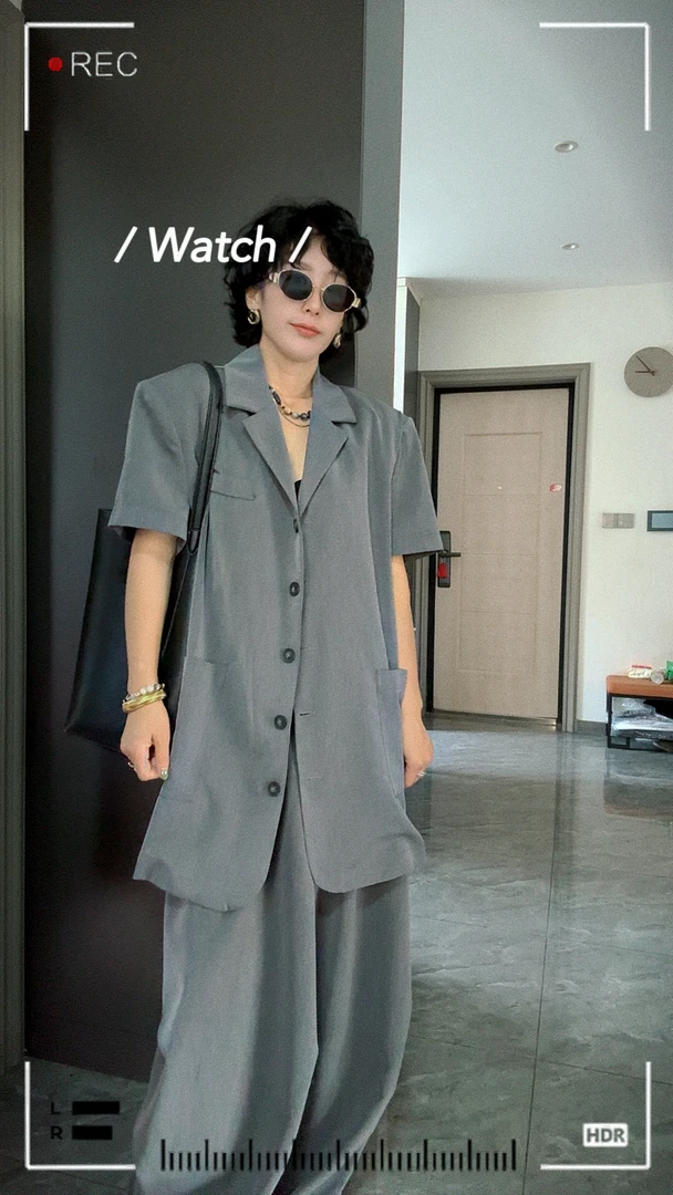 【老板娘自留】韩国高级灰定制西装裙ＧX