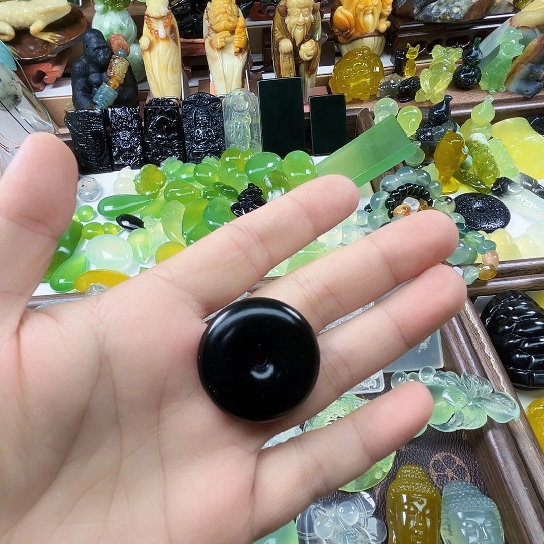 岫玉未镶嵌吊坠(不含链)
