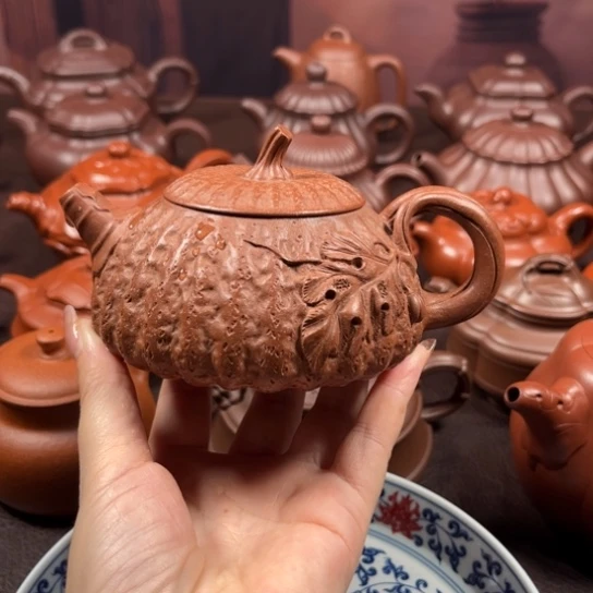 茶壶紫砂原矿老段220毫升