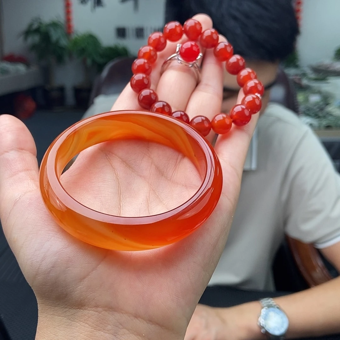 玛瑙/玉髓三件套 颜色多样性发拍一发一未镶嵌