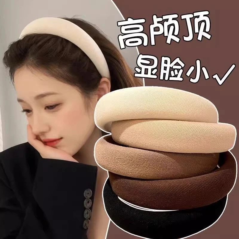 气质海绵发箍高颅顶网红新款小众百搭韩系2025甜美ins设计质感