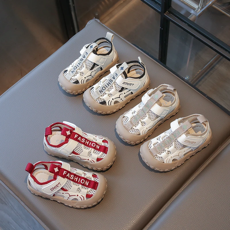 男童包头凉鞋2025夏季新款溯溪鞋儿童沙滩鞋软底女童运动中小童潮