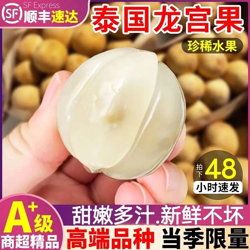 盛园祥大颗龙宫果泰国进口顺丰空运5斤宝宝孕妇果香果甜泰国水果