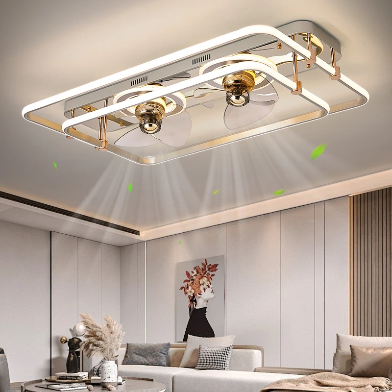 2025新款风扇灯轻奢大气高级感大厅主灯智能家用全屋灯具组合套餐