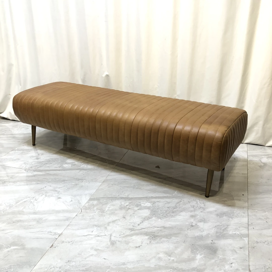 BORCH/博瑞奇北欧家用皮艺长条凳落地床尾凳7909（04557）