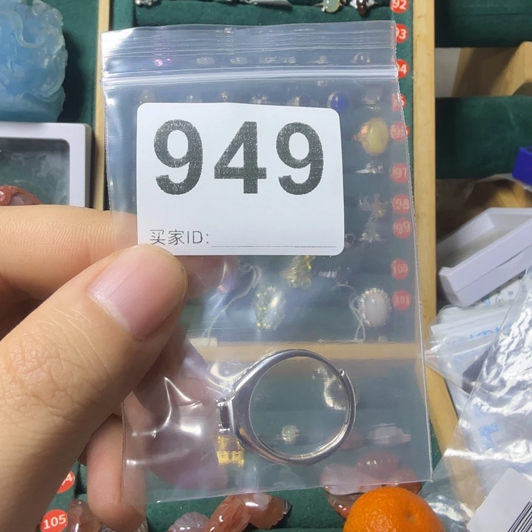 爱***猫戒指烟晶银S925镶嵌