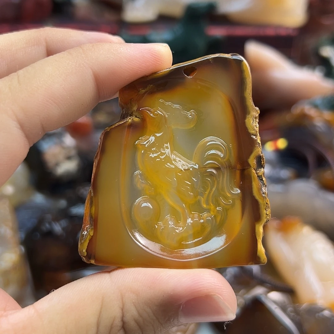 玛瑙/玉髓未镶嵌颈饰