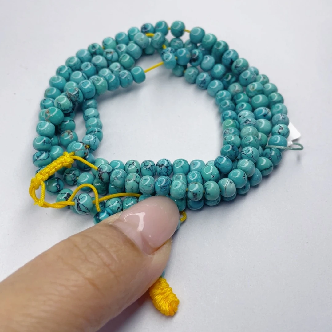 绿松石银S925镶嵌颈饰