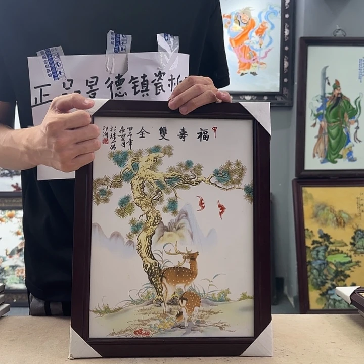 瓷片景德镇瓷板画