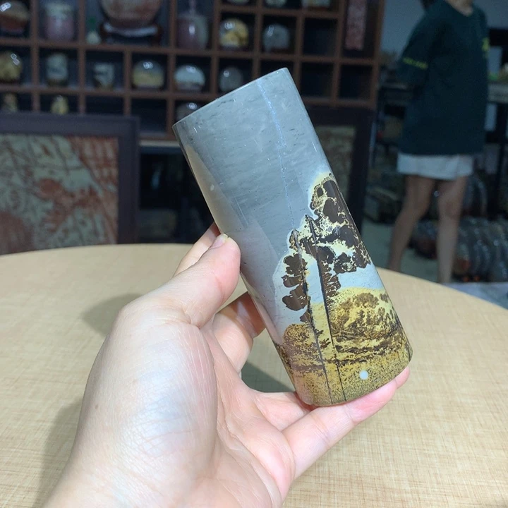 ，广西国画石摆件，观赏收藏送礼