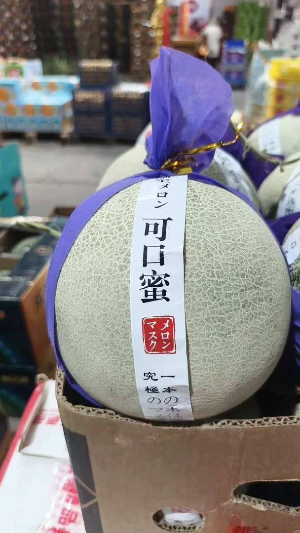 玫龙瓜俩颗净重9-10斤左右