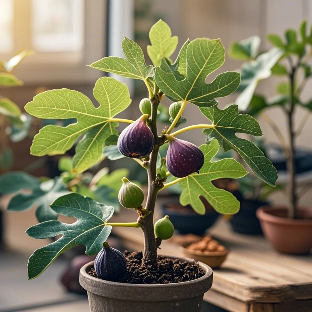 【檀轩阁专属】无花果树苗特大果矮化巴劳奈无花果室内水果盆栽