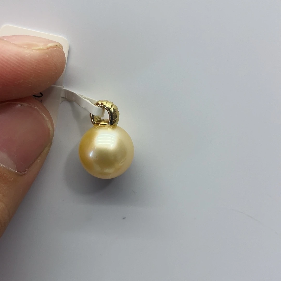 海水珍珠18K金镶嵌颈饰