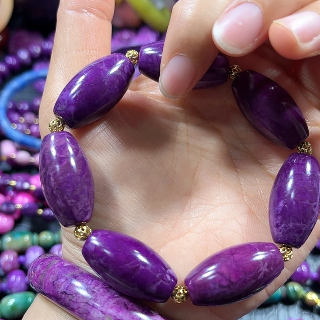 【闪购商品】琉璃配饰榆*舒具石老油料41