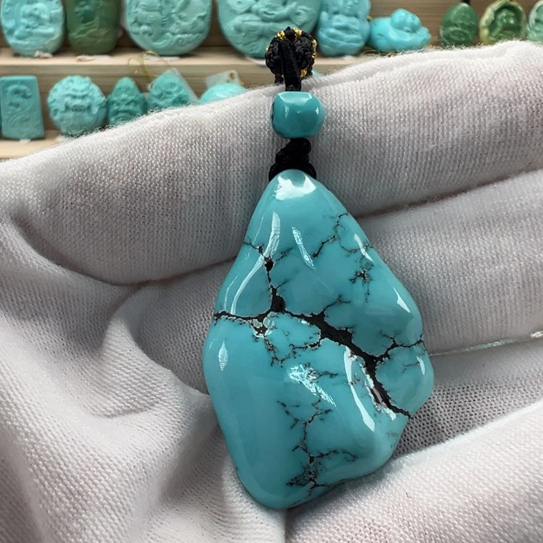 未镶嵌绿松石随形25.8mm
