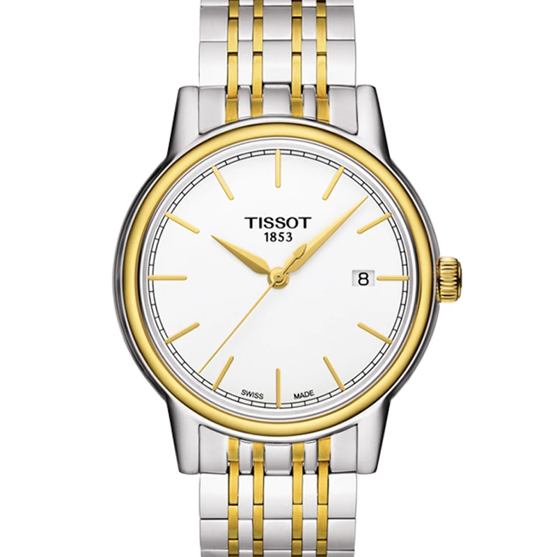 未使用 Tissot/天梭 卡森系列 石英经典男女腕表 40/29mm