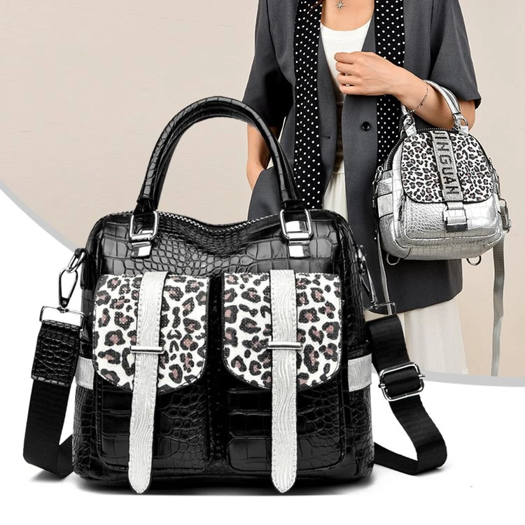 潮流感百搭女包2025新款洋气时尚撞色单肩斜跨包潮