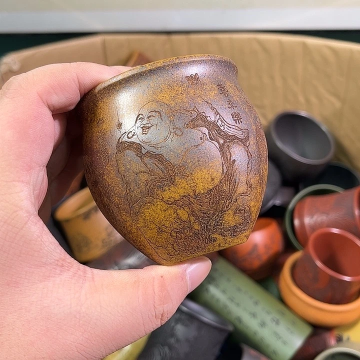 茶杯紫砂全手工紫砂主人杯