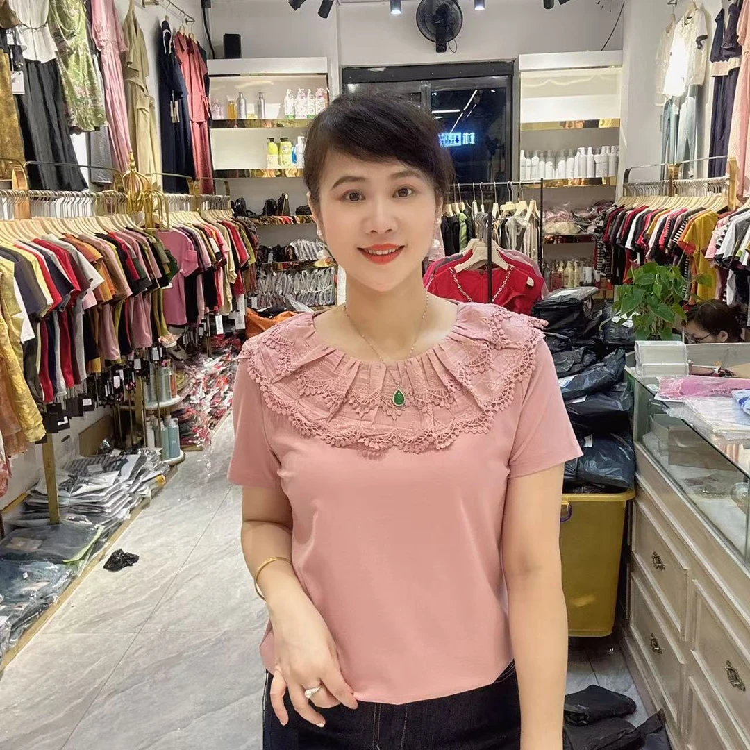 24-6191韩版娃娃领T恤58长