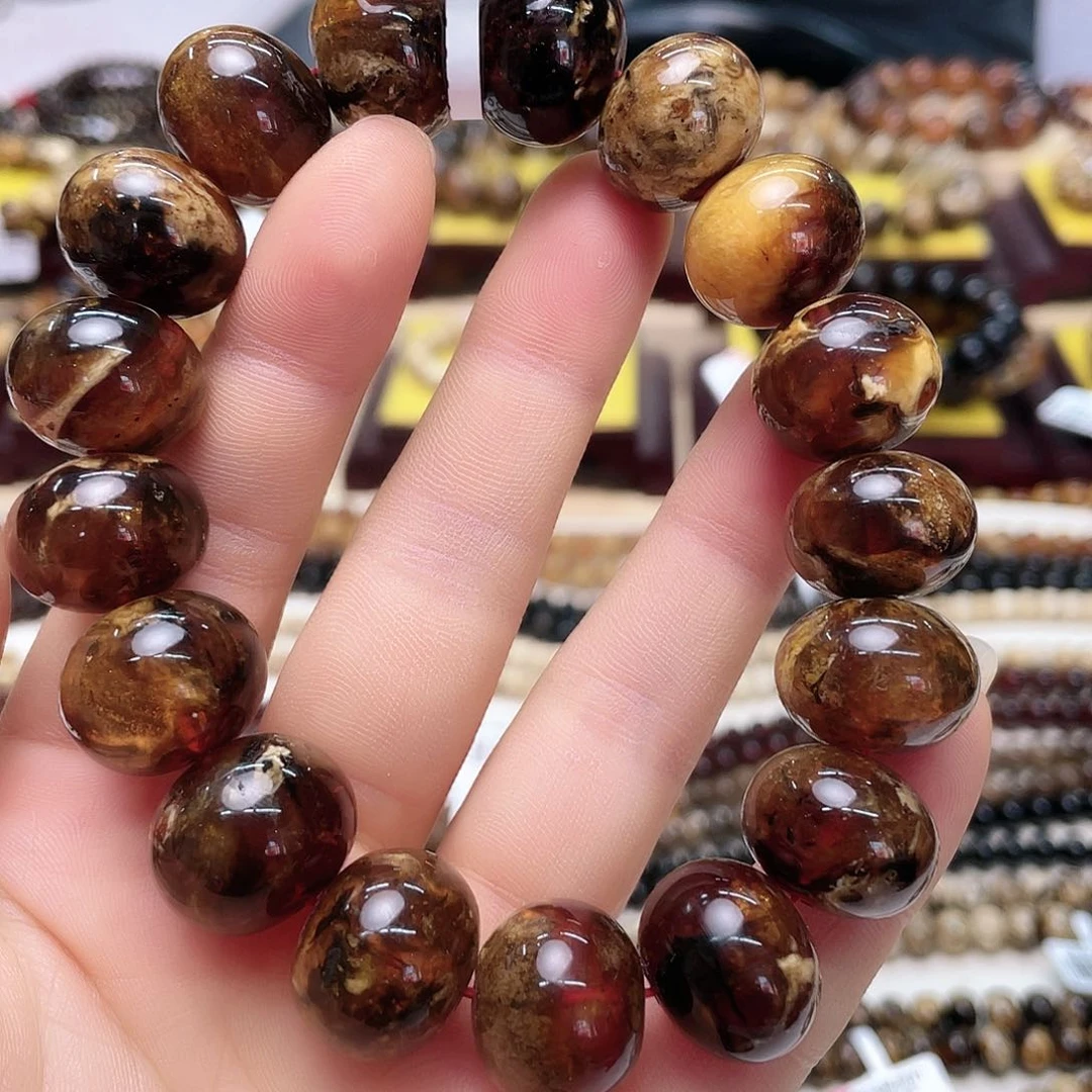 琥珀裸石未镶嵌静*十七70080