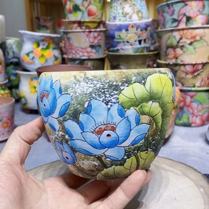景德镇艺术手绘作品