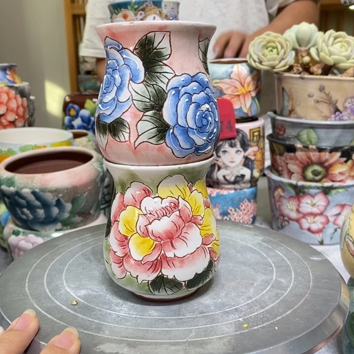 景德镇艺术手绘作品