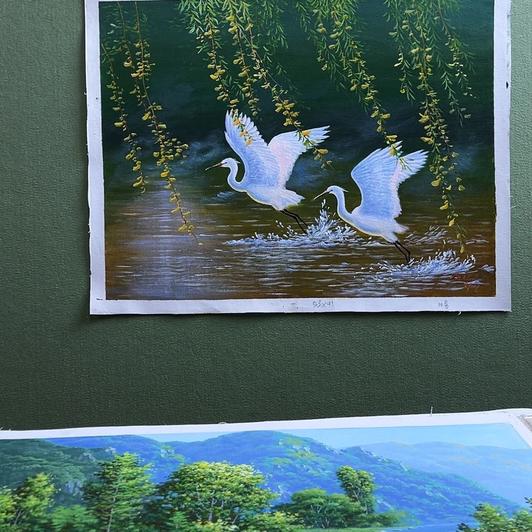 油画朝鲜艺术家油画作品