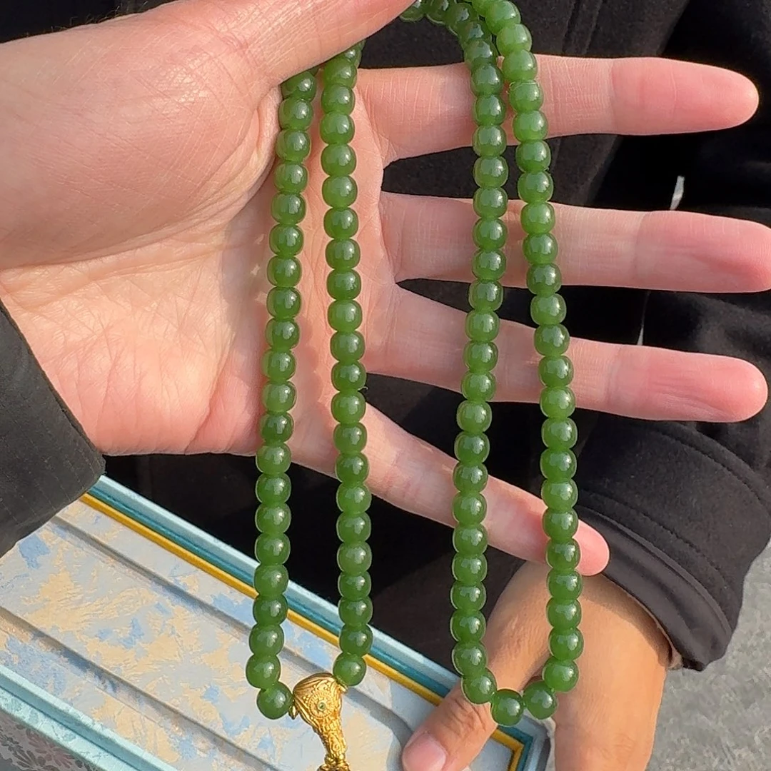 和田玉项链未镶嵌225张昕宇卡6左右俄料