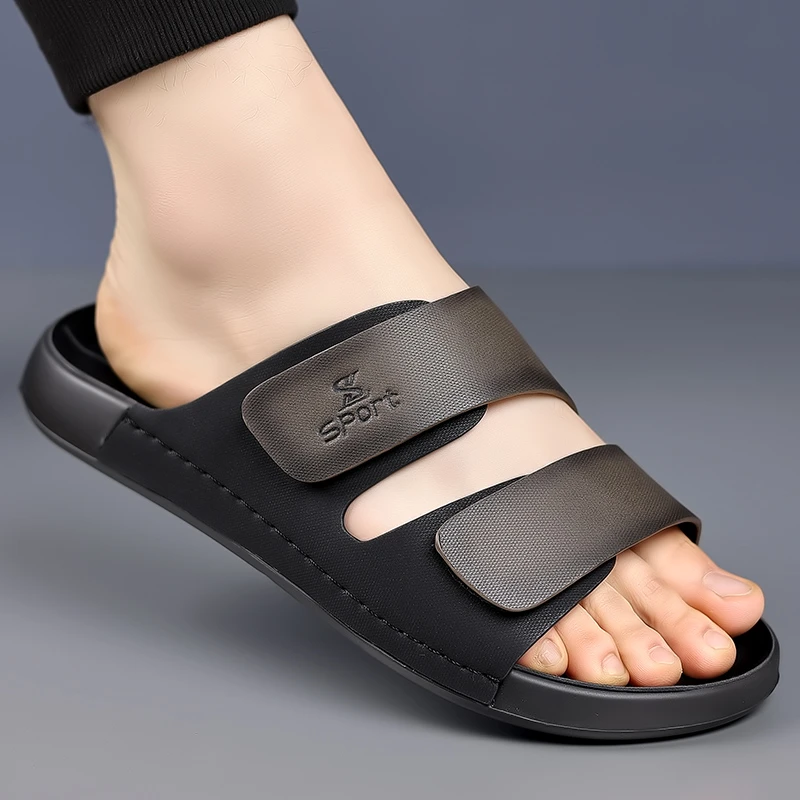 拖鞋男2025新款夏季休闲沙滩鞋男韩版防滑一字拖外穿耐磨凉鞋