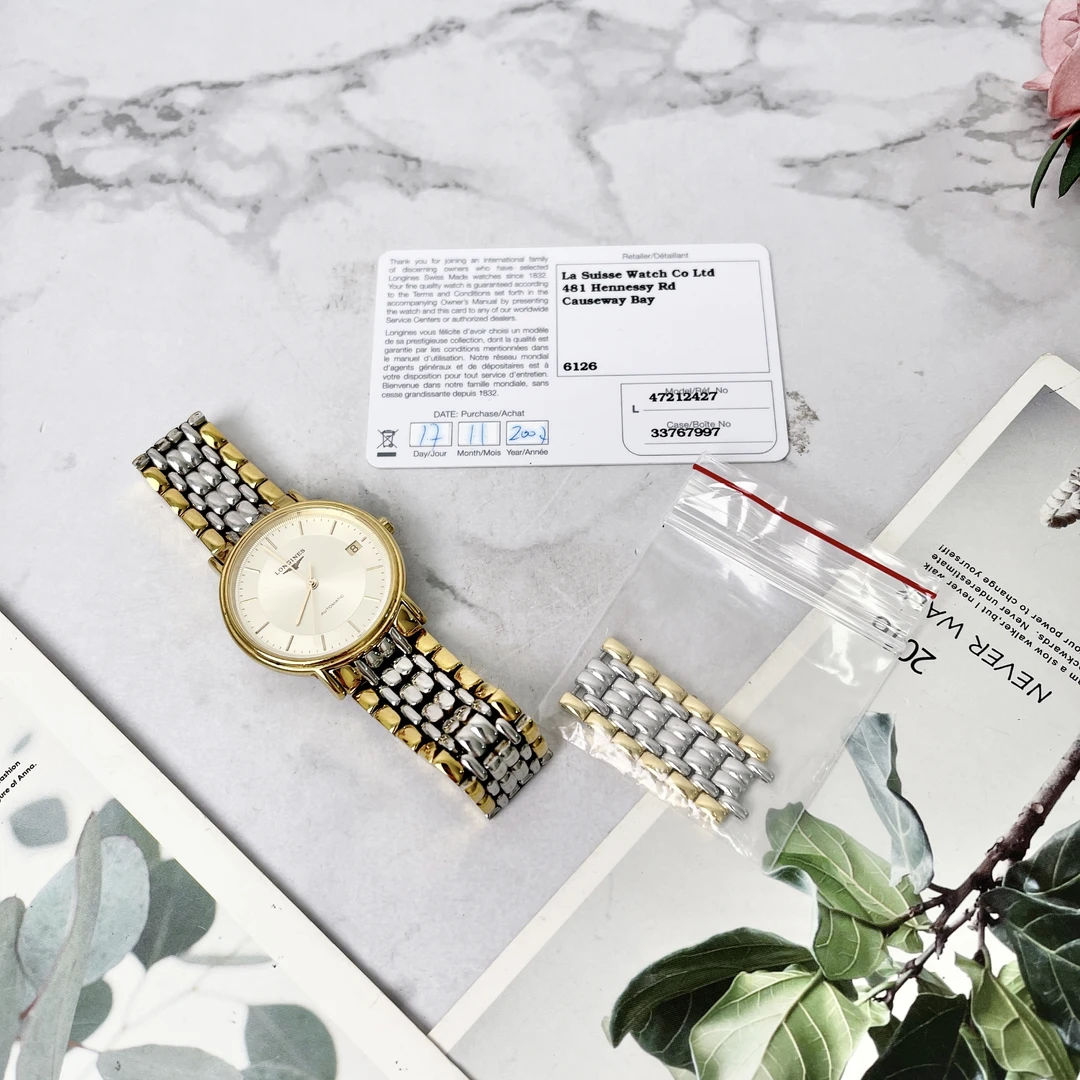 99新 Longines/浪琴 瑰丽系列 L4.721.2.42.7腕表