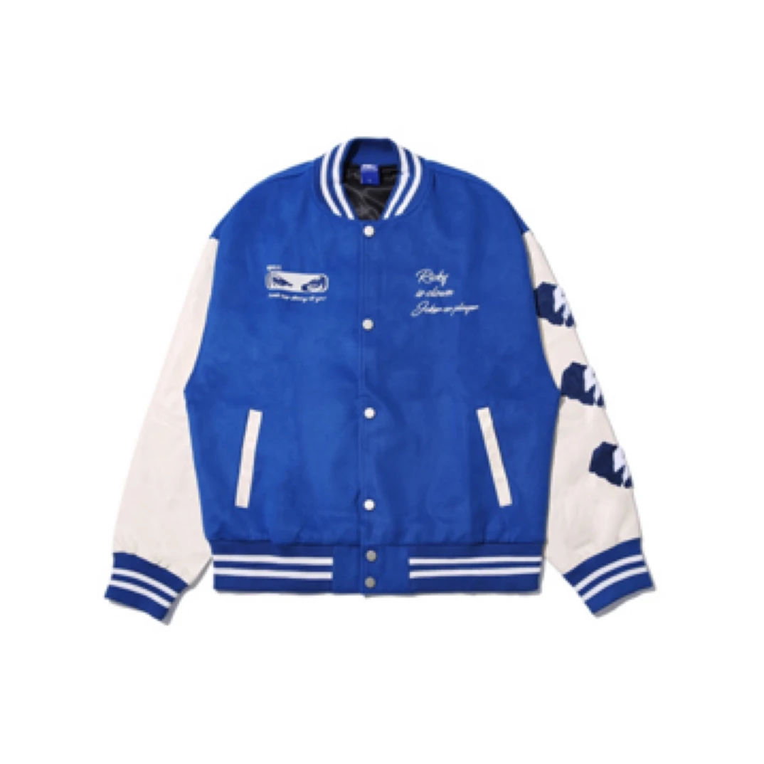 RC涂抹闪电刺绣夹克413k