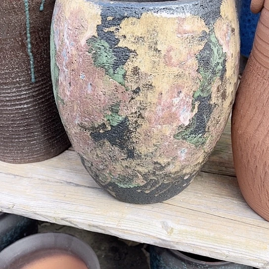 紫砂花盆高度31口径18