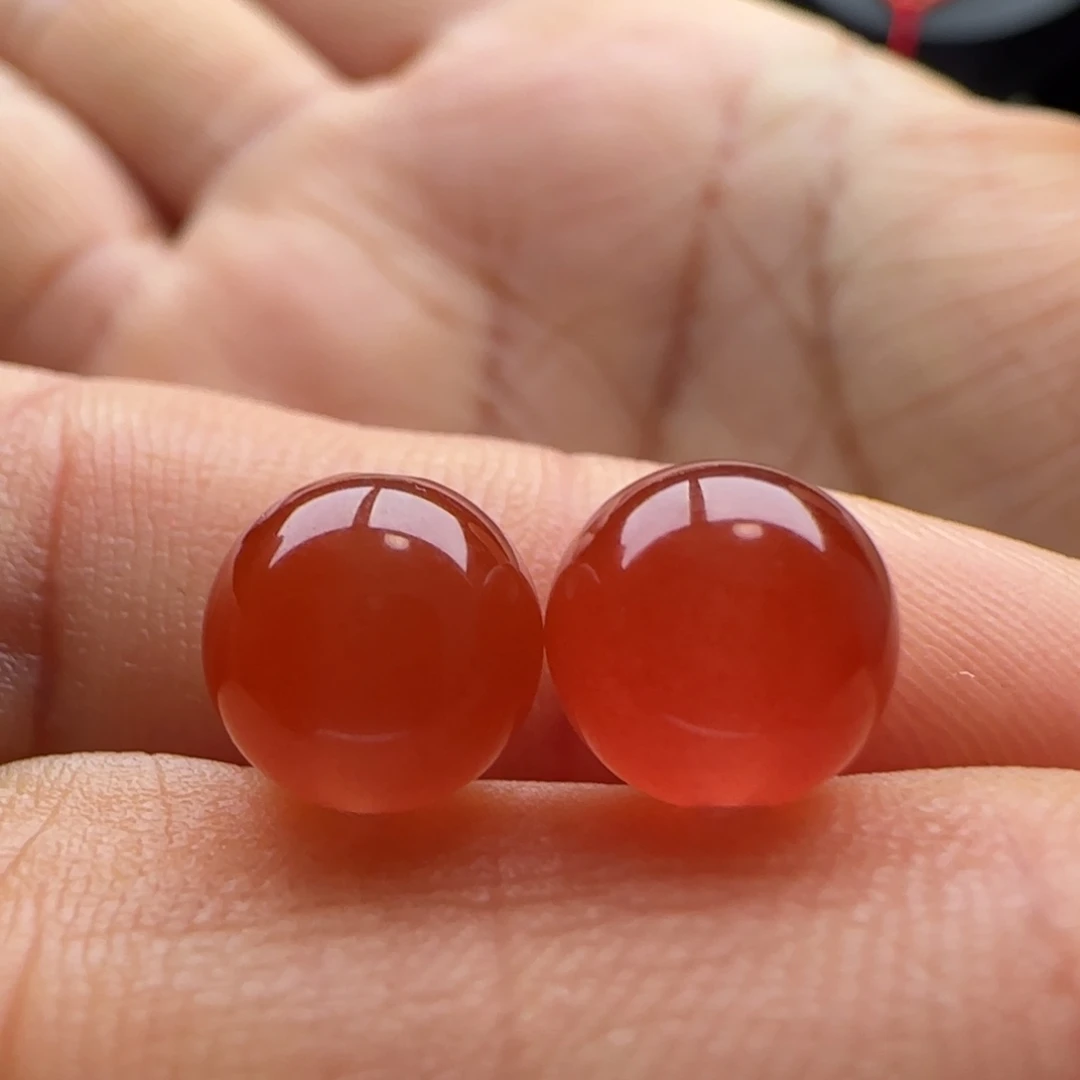南红玛瑙未镶嵌圆珠8.1